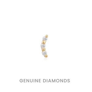 Ember body jewelry BITSY diamond threadless end